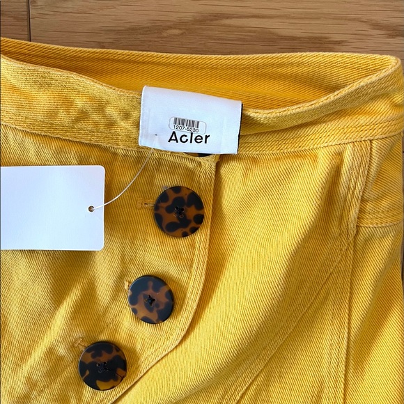 Acler Golding Denim Marigold Skirt - Picture 7 of 7